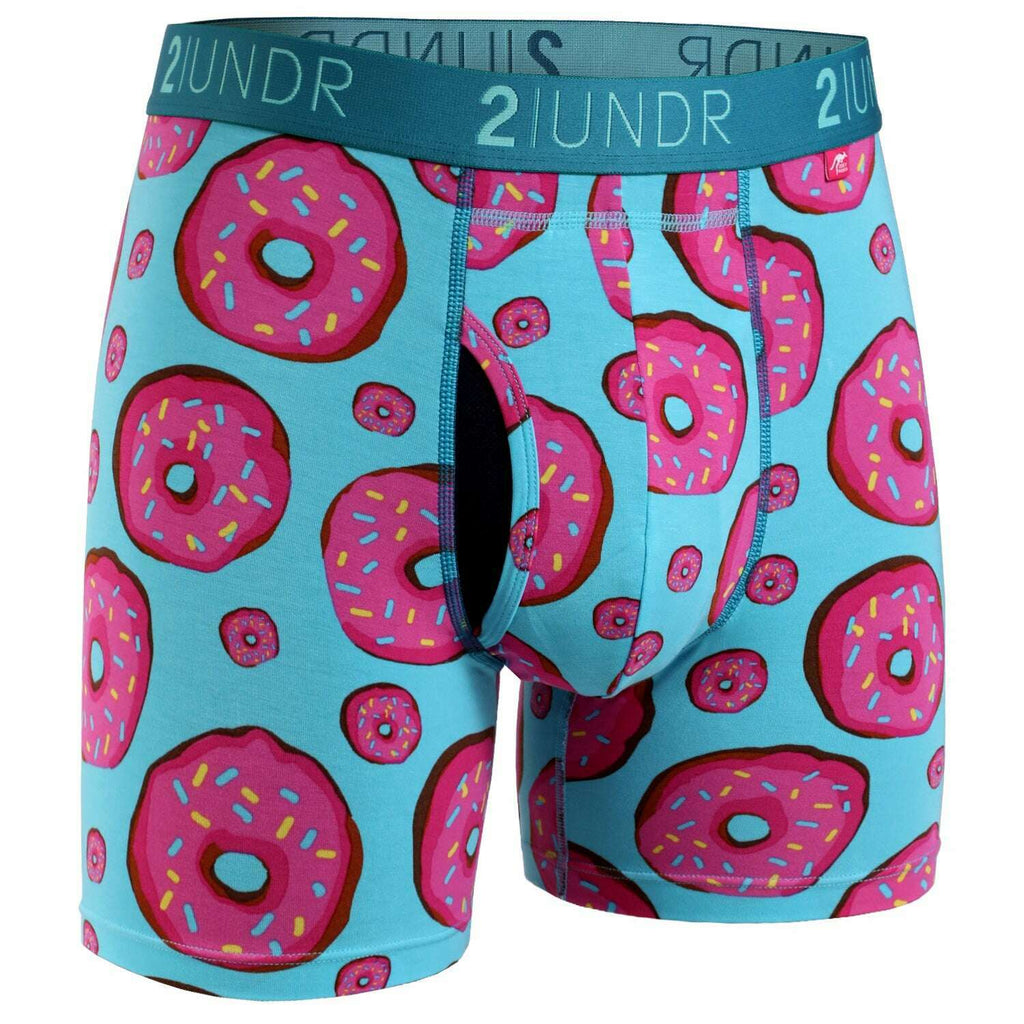 2UNDR Mens Swing Shift Boxer Brief 6 inch - Print,MENSUNDERWAREUNDIES,2UNDR,Gear Up For Outdoors,