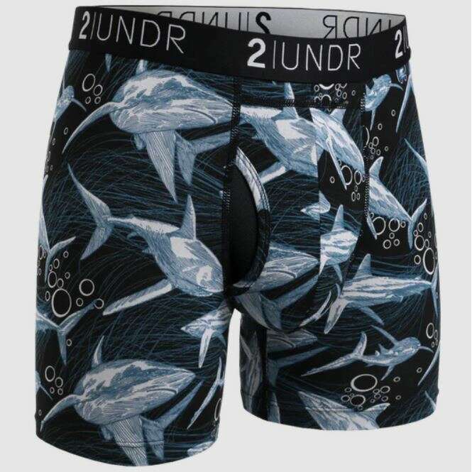 2UNDR Mens Swing Shift Boxer Brief 6 inch - Print,MENSUNDERWAREUNDIES,2UNDR,Gear Up For Outdoors,