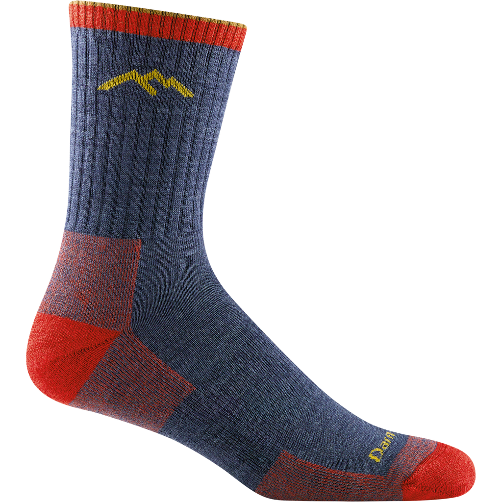 Darn Tough Mens Hiker Micro Crew Midweight Sock,MENSSOCKSMEDIUM,DARN TOUGH,Gear Up For Outdoors,