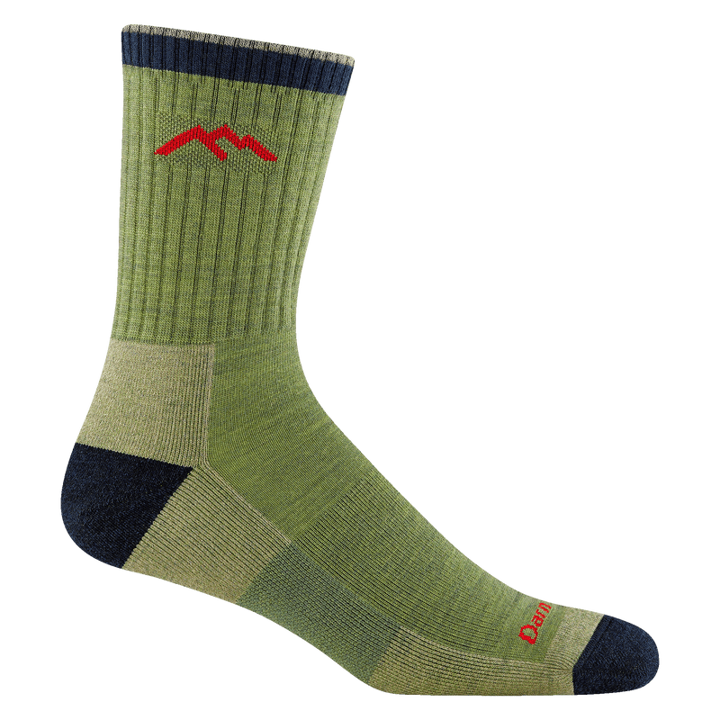 Darn Tough Mens Hiker Micro Crew Midweight Sock,MENSSOCKSMEDIUM,DARN TOUGH,Gear Up For Outdoors,