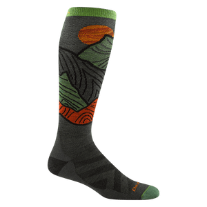 Darn Tough Mens Titan Over the Calf Light Ski Sock,MENSSOCKSMEDIUM,DARN TOUGH,Gear Up For Outdoors,