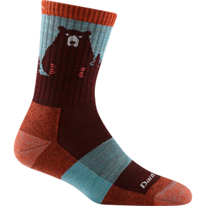 Darn Tough Womens Bear Town Micro Crew Lightweight Sock,WOMENSSOCKSLIGHT,DARN TOUGH,Gear Up For Outdoors,