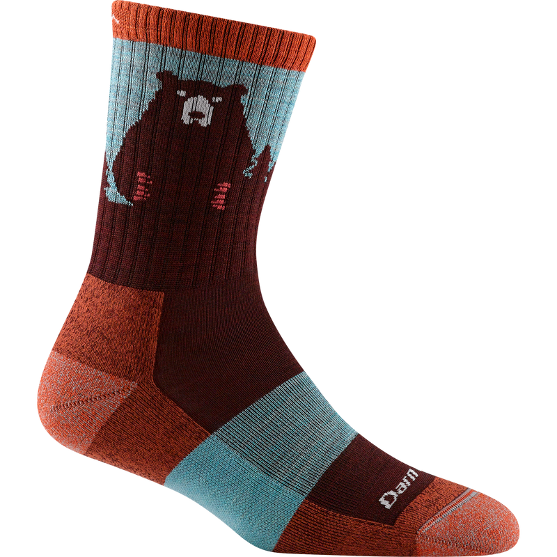 Darn Tough Womens Bear Town Micro Crew Lightweight Sock,WOMENSSOCKSLIGHT,DARN TOUGH,Gear Up For Outdoors,