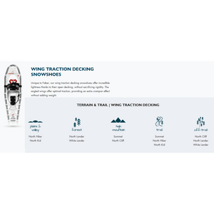 Faber North Hiker Snowshoe [Max 135Lbs],EQUIPMENTSNOWSHOESTECHNICAL,FABER,Gear Up For Outdoors,