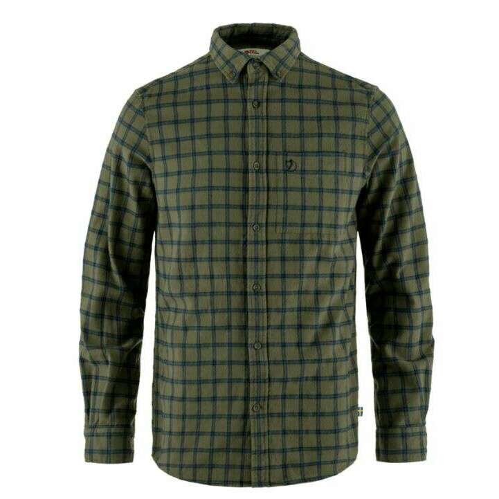 Fjallraven Mens Ovik Flannel Shirt,MENSSHIRTLS BUT PTN,FJALLRAVEN,Gear Up For Outdoors,