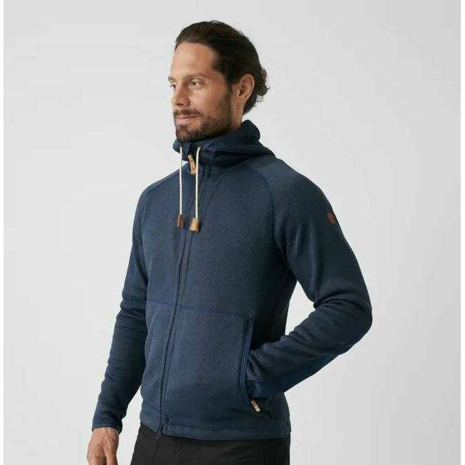 Fjallraven Mens Ovik Fleece Hoodie,MENSMIDLAYERSFULL ZIP,FJALLRAVEN,Gear Up For Outdoors,