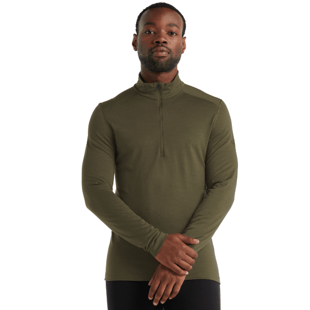 Icebreaker Mens Merino 200 Oasis LS Half Zip,MENSSHIRTSLS TEE SLD,ICEBREAKER,Gear Up For Outdoors,