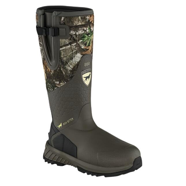 Irish Setter Mens Mudtrek Rubber Boot 800G,MENSFOOTWEARHUNTING,Gear Up For Outdoors,Gear Up For Outdoors,