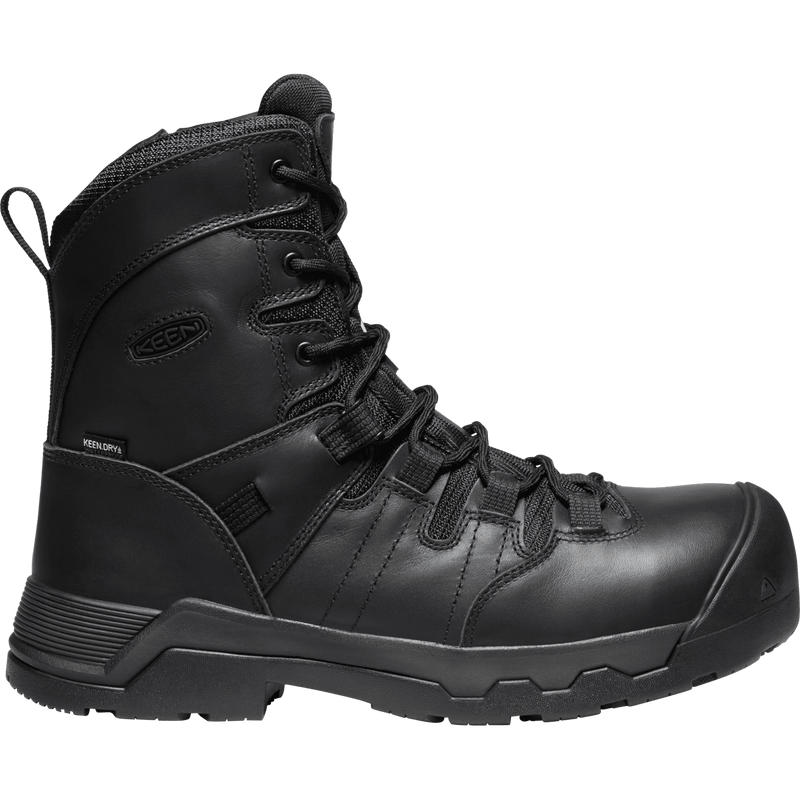 Keen Mens CSA Oshawa+ 8 Inch Waterproof Side Zip Safety Work Boot (Carbon Fiber Toe),MENSFOOTWEARSAFTEY CSA,KEEN,Gear Up For Outdoors,