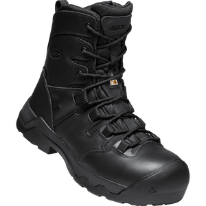 Keen Mens CSA Oshawa+ 8 Inch Waterproof Side Zip Safety Work Boot (Carbon Fiber Toe),MENSFOOTWEARSAFTEY CSA,KEEN,Gear Up For Outdoors,