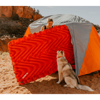 Klymit Inflatable Insulated Double V Sleeping Pad - Updated,EQUIPMENTSLEEPINGMATTS AIR,KLYMIT,Gear Up For Outdoors,