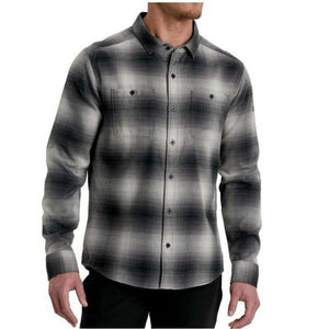 Kuhl Mens Law Flannel Long Sleeve Shirt,MENSSHIRTLS BUT PTN,KUHL,Gear Up For Outdoors,