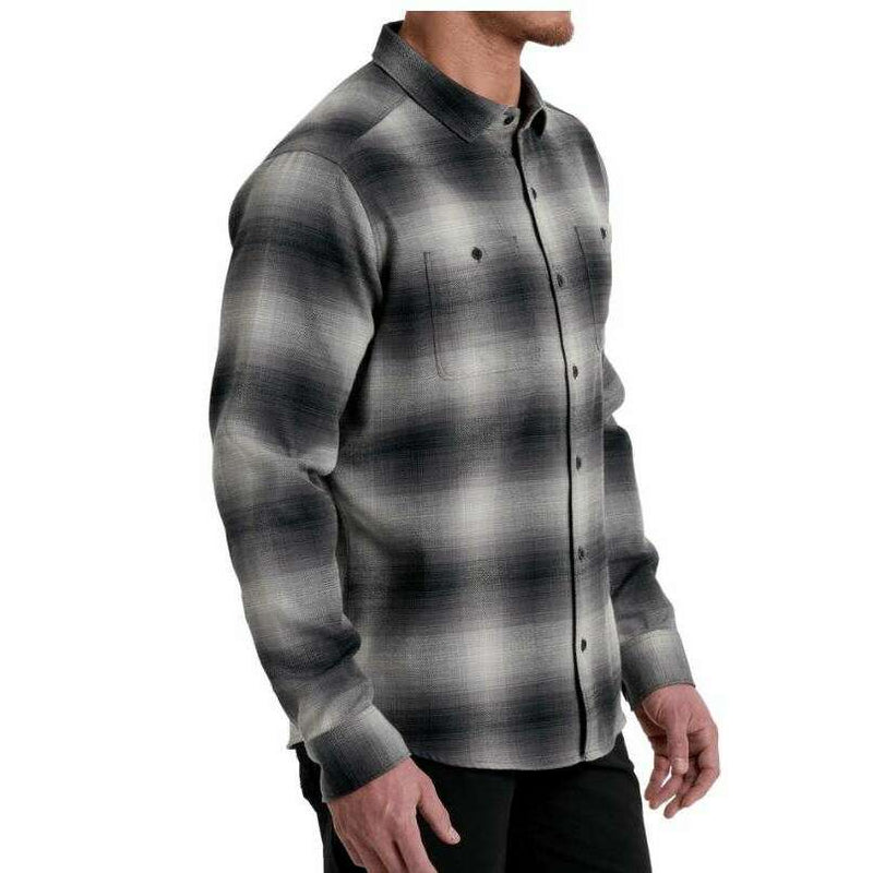 Kuhl Mens Law Flannel Long Sleeve Shirt,MENSSHIRTLS BUT PTN,KUHL,Gear Up For Outdoors,