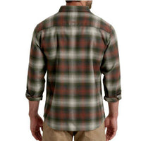 Kuhl Mens Law Flannel Long Sleeve Shirt,MENSSHIRTLS BUT PTN,KUHL,Gear Up For Outdoors,