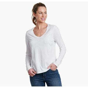 Kuhl Womens Arabella V Neck LS Shirt,WOMENSSHIRTSLS TEE SLD,KUHL,Gear Up For Outdoors,