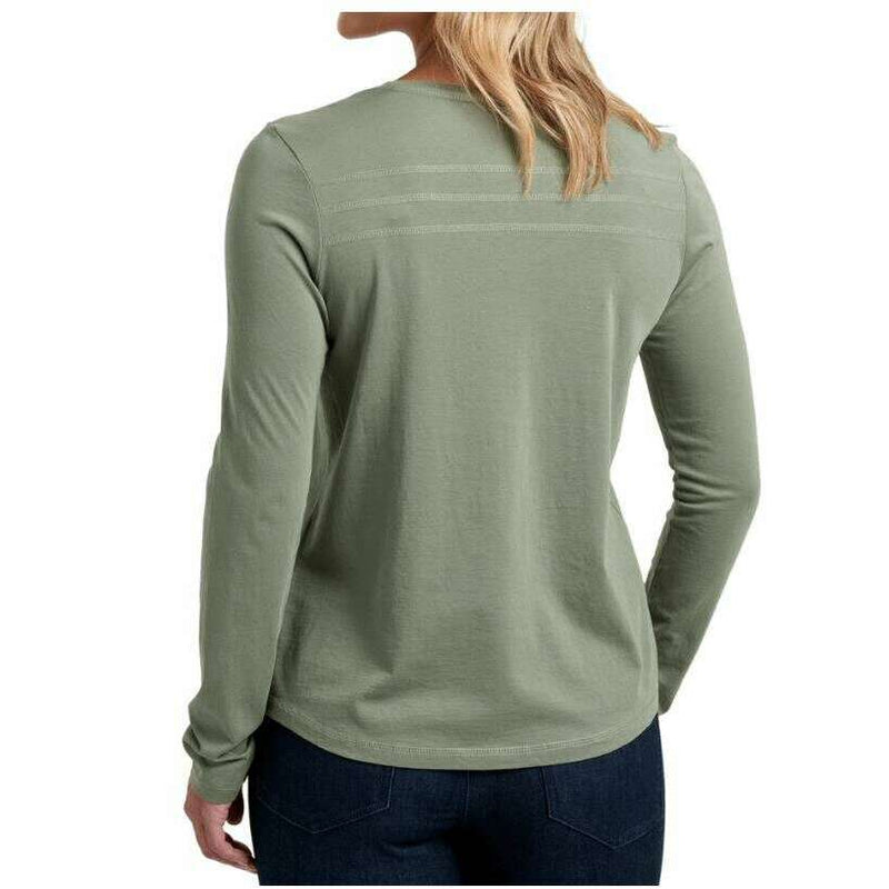 Kuhl Womens Arabella V Neck LS Shirt,WOMENSSHIRTSLS TEE SLD,KUHL,Gear Up For Outdoors,