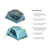 Nemo Aurora 2 Person Backpacking Tent (2 Person/3 Season) Footprint Included,EQUIPMENTTENTS2 PERSON,NEMO EQUIPMENT INC.,Gear Up For Outdoors,