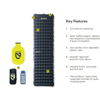 Nemo Tensor Extreme Ultralight Insulated Sleeping Pad,EQUIPMENTSLEEPINGMATTS AIR,NEMO EQUIPMENT INC.,Gear Up For Outdoors,