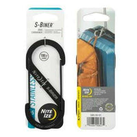 Nite Ize S-Biner Dual Carabiner #5 Stainless Steel,EQUIPMENTMAINTAINFASTNERS,NITEIZE,Gear Up For Outdoors,