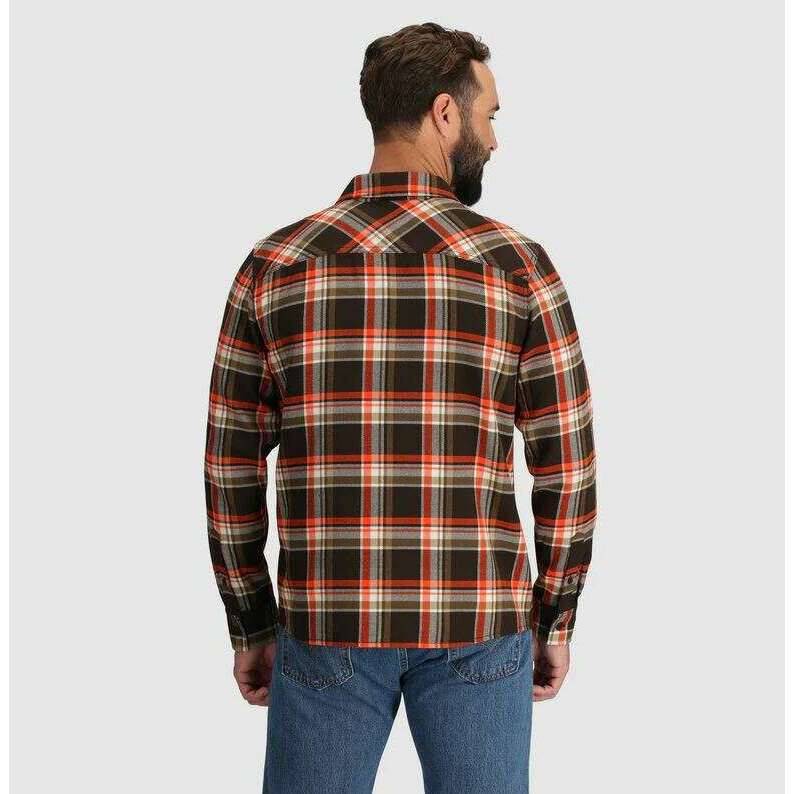 Outdoor Research Mens Feedback Flannel Twill Shirt,MENSSHIRTSSS BUT PTN,OUTDOOR RESEARCH,Gear Up For Outdoors,