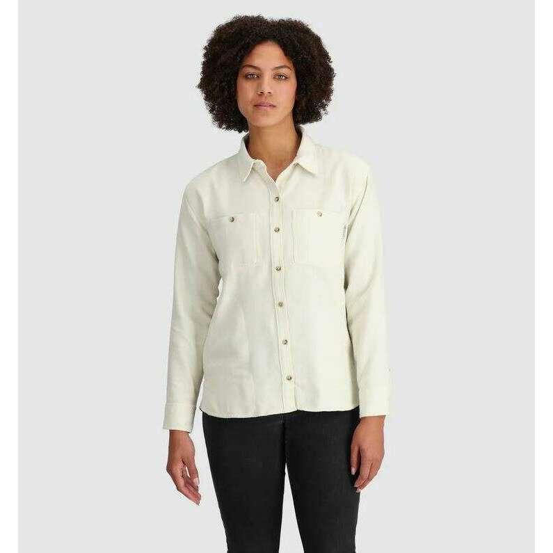 Outdoor Research Womens Feedback Flannel Twill Shirt,WOMENSSHIRTSLS BUT PLD,OUTDOOR RESEARCH,Gear Up For Outdoors,