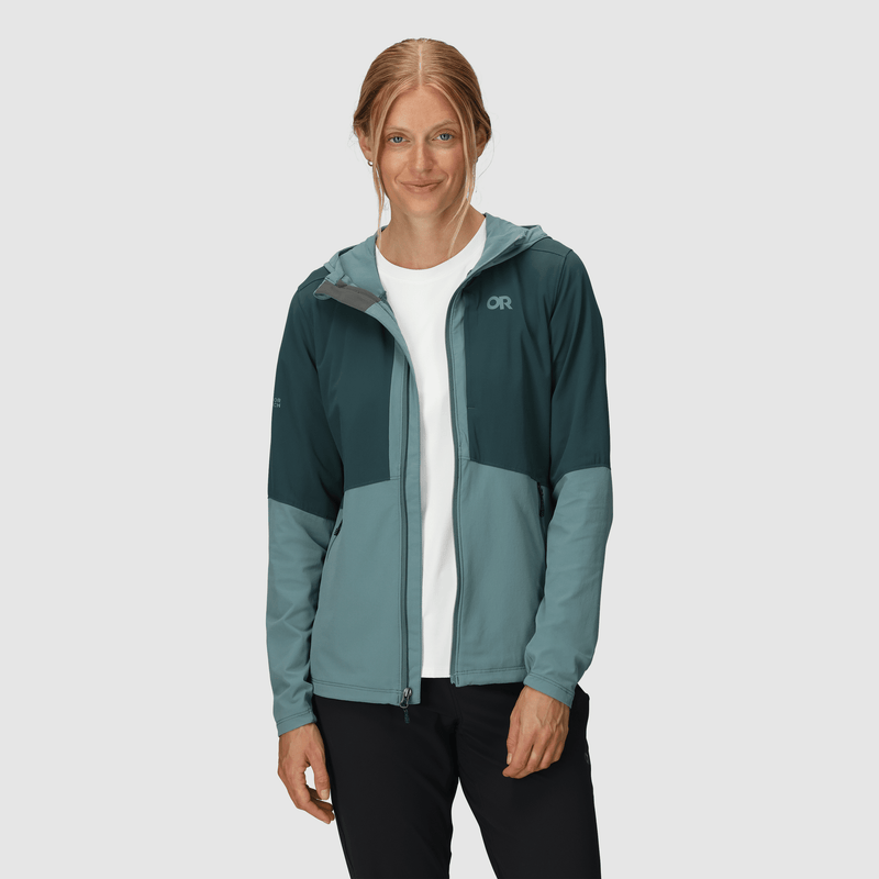 Outdoor Research Womens Ferrosi Hoodie Updated,WOMENSSOFTSHELLPRFM JKTS,OUTDOOR RESEARCH,Gear Up For Outdoors,