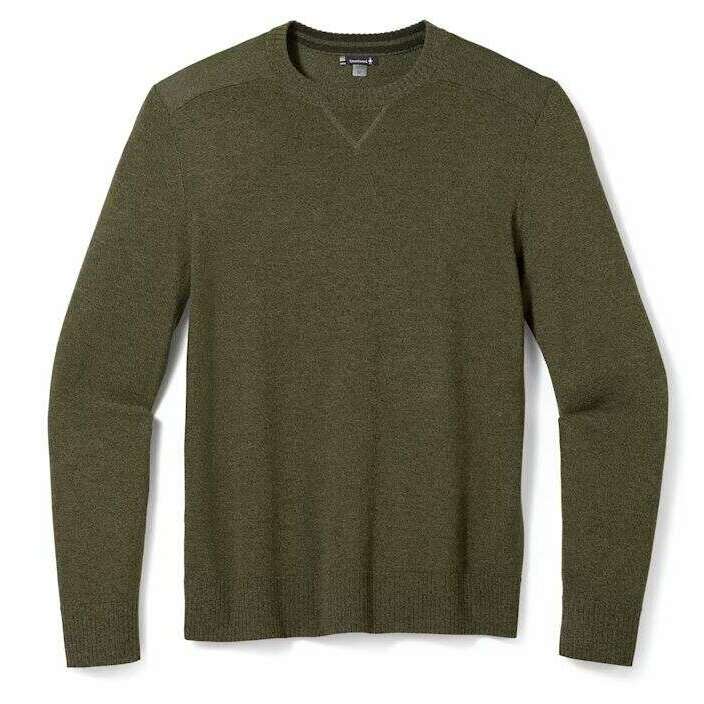 Smartwool Mens Sparwood Crew Sweater,MENSMIDLAYERSPULLOVERS,SMARTWOOL,Gear Up For Outdoors,