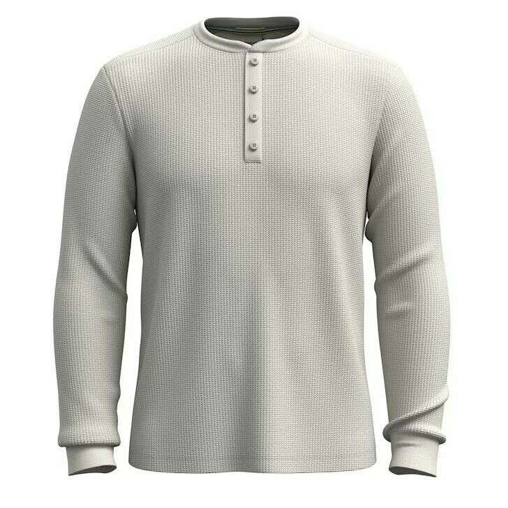 Smartwool Mens Waffle Long Sleeve Henley,MENSSHIRTSLS TEE SLD,SMARTWOOL,Gear Up For Outdoors,