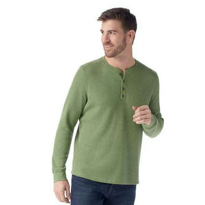 Smartwool Mens Waffle Long Sleeve Henley,MENSSHIRTSLS TEE SLD,SMARTWOOL,Gear Up For Outdoors,