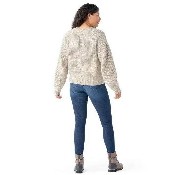 Smartwool Womens Cozy Lodge Cropped Sweater,WOMENSMIDLAYERSFULL ZIPS,SMARTWOOL,Gear Up For Outdoors,