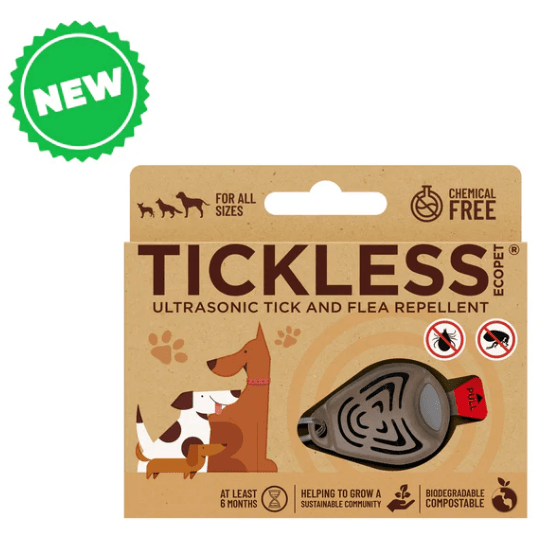 Tickless EcoPet Ultrasonic Tick & Flea Repellent - Biodegradable Cover,EQUIPMENTPREVENTIONBUG STUFF,TICKLESS,Gear Up For Outdoors,
