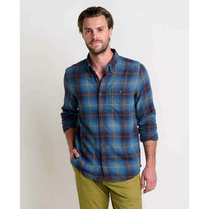 Toad&Co Mens Airsmyth LS Shirt,MENSSHIRTLS BUT PTN,TOAD & CO,Gear Up For Outdoors,