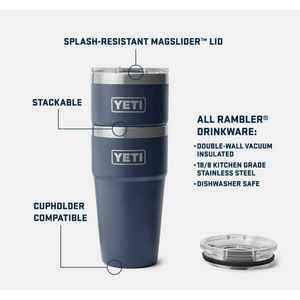 Yeti 20 oz Stackable Cup with MagSlider Lid,EQUIPMENTHYDRATIONWATBLT IMT,YETI,Gear Up For Outdoors,