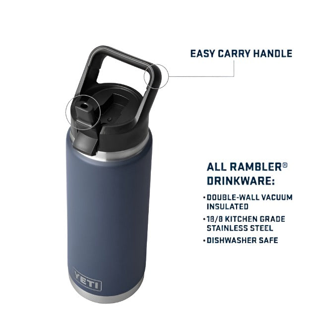 Yeti Rambler 26oz Straw Bottle,EQUIPMENTHYDRATIONWATBLT IMT,YETI,Gear Up For Outdoors,