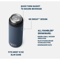 Yeti Rambler Colster Slim Updated,EQUIPMENTHYDRATIONWATER ACC,YETI,Gear Up For Outdoors,